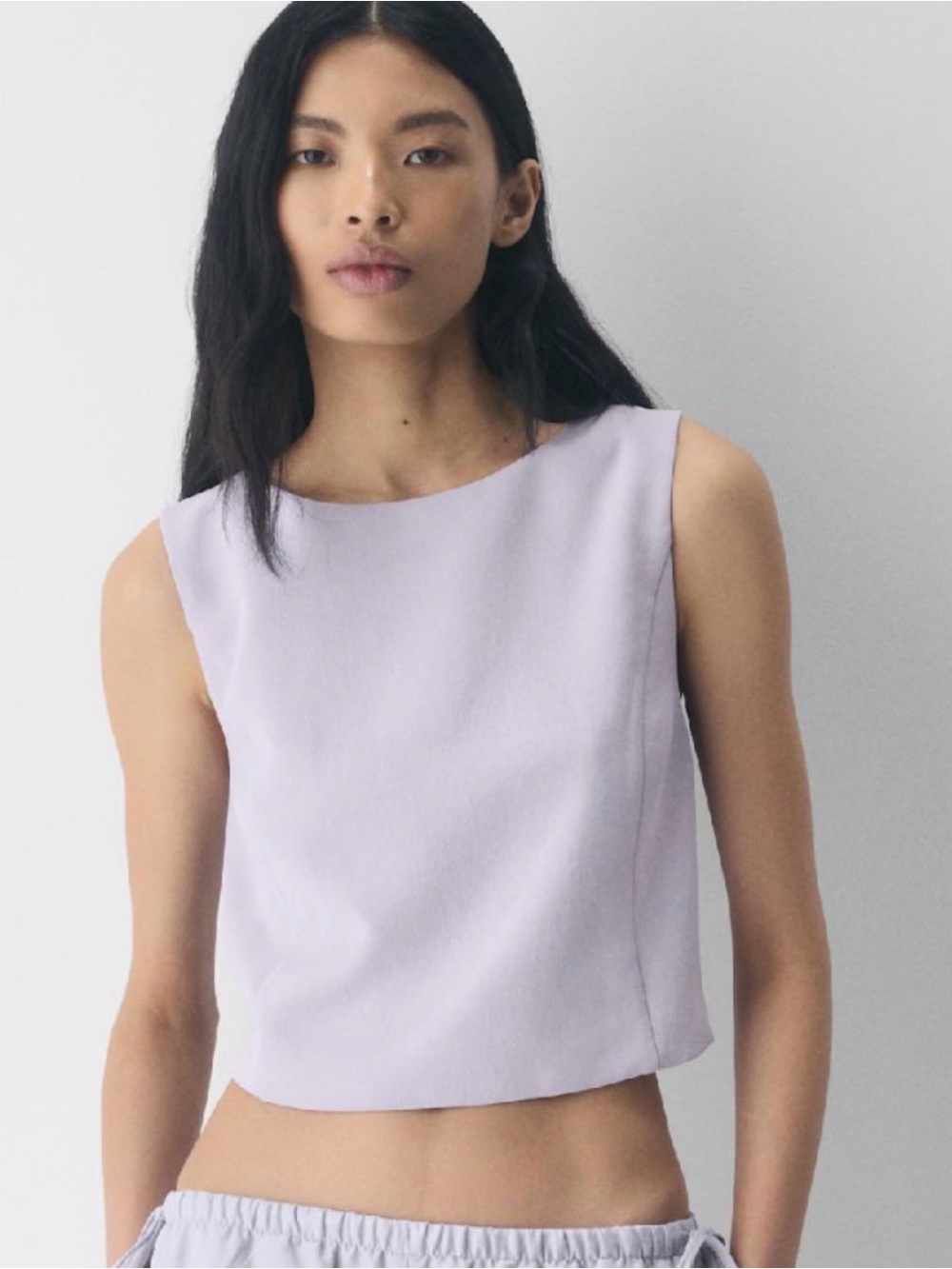 Aritzia Crepete Top XS lilac